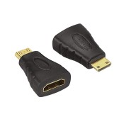 Adapteri HDMI A naaras / HDMI C uros (mini)