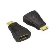 Adapteri HDMI A naaras / HDMI C uros (mini)