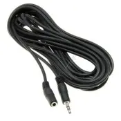 3,5MM UROS / 3,5MM NAARAS, 5m AUX-jatkokaapeli