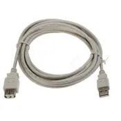 USB A uros / USB A naaras jatkokaapeli 3m