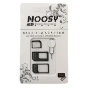 Eiosy SIM-kortin adapterisetti (nano, micro, standard)