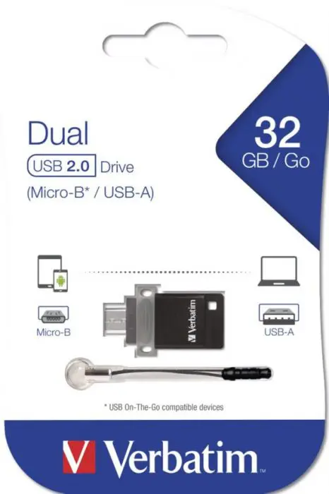 Verbatim Dual USB-A / MicroUSB muistitikku 32GB - Image 2