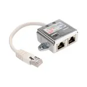 RJ45 KOIRAS / 2X RJ45 NAARAS ADAPTERI