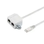 RJ45 KOIRAS / 2X RJ45 NAARAS ADAPTERI - Image 3