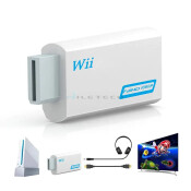 Nintendo Wii HDMI-adapteri PC:lle ja HDTV:lle - Full HD 720P 1080P, 3.5mm ääniliitäntä - musta - Image 6