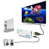 Nintendo Wii HDMI-adapteri PC:lle ja HDTV:lle - Full HD 720P 1080P, 3.5mm ääniliitäntä - musta - Image 7