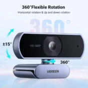 UGREEN USB Webcam 1080P HD Mini Webcam For Laptop Computer Web Camera Dual Microphones for Youtube Zoom Video Calling 2K web cam 6