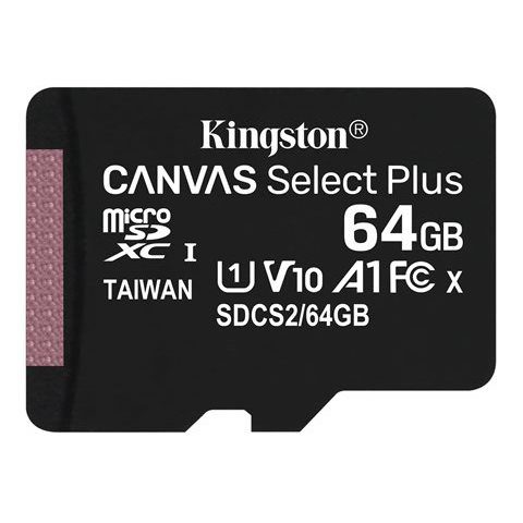 Kingston Canvas Select Plus 64GB Kingston 64GB Canvas Select Plus microSDXC - Image 1