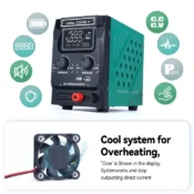 YIHUA 813 juotosasema + kuumailmapuhallin 3-in-1 DC:llä - Image 7