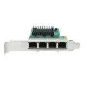 4 Port Network Card PCI Express x1 to Quad Ports RJ45 NIC RTL8111H Chip 10/100/1000Mbps Gigabit Ethernet Lan Card for PC Desktop 4