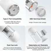 Xiaomi Mijia mini -auton pölynimuri (kannettava) - Image 4