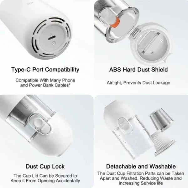 Xiaomi Mijia mini -auton pölynimuri (kannettava) - Image 4