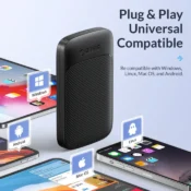 ORICO USB3.1 6Gbps HDD Enclosure SATA to Type-C HDD SSD Hard Drive Enclosure Support UASP for 7~9.5mm 2.5 Inch SSD/HDD 5