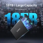 ORICO 3.5 inch HDD Case Type-C & USB3.0  Hard Drive Enclosure SATA  to USB 3.1 External Hard Drive Reader for 2.5/3.5'' HDD 6