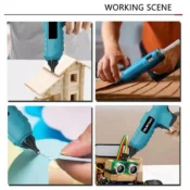 Electric Hot Melt Glue Gun Cordless Glue Grab 11mm Glue Stick Hot Melt Welding Air Gun (No battery) Fit Makita 18V Battery 4