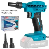 HILDA Cordless Dust Machine Stepless Speed Regulation Rechargeable Electric Inflator Cleanner Dust Blower Fan For Makita Battery 4