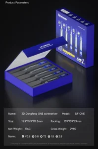 MECHANIC OFFICIAL DF ONE 2D Precision Screwdriver Hardness Steel Disassembly Tools Kit For Mobile Phone Android Repair 5