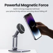 UGREEN Magnetic Phone Holder Aluminum Cell Phone Stand For Magsafe iPhone 16 15 14 Pro Xiaomi Samsung Huawei Mobile Phone Holder 2
