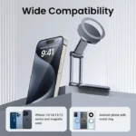 UGREEN Magnetic Phone Stand For Magsafe iPhone 16 15 14 Pro Max Xiaomi Samsung Huawei 360° Rotation Aluminum Mobile Phone Holder 4