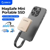 ORICO K20Mini Magnetic External SSD for iPhone 16 15 Pro/Max ProRes 2000MB/s 4K ProRes HDR Record and Store Portable Solid State 1