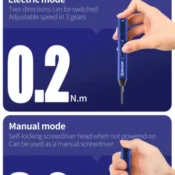 MECHANIC ES240 24 IN 1 Smart Electric Screwdriver One-click Automatic Boot with LED Lamp for Phone Teardown Repair Tools Kit Set 4