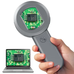 Microscope for Kids Adults 1000X Digital Magnifying Glass with Light USB Handheld Coin Magnifier for Collectors, PCB Repair 1