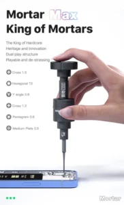 【MECHANIC 】Screwdriver Mortar MAX For iPhone Notebook Watch And Glasses Repair With Magnetic Screwdriver Set Cross Y-type Torx 4