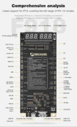 MECHANIC F918 Battery Activation Board For iPhone 5G-15 Pro Max HuaWei Android One-click Activation Battery Fast Charging Tester 4