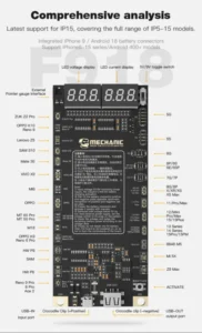 MECHANIC F918 Battery Activation Board For iPhone 5G-15 Pro Max HuaWei Android One-click Activation Battery Fast Charging Tester 4