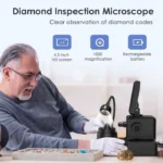 RIEVBCAU Microscope for Diamond Waist Code Magnifying Glass High Definition Electron Microscope Special Instrument for Testing 4