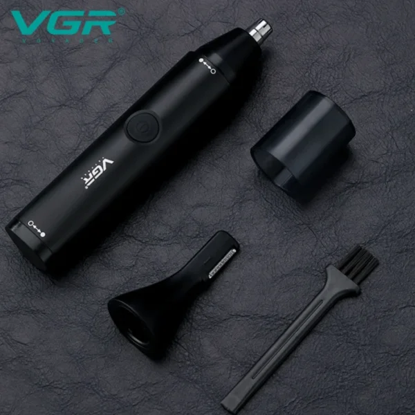 VGR Professional Nose Hair Trimmer Mini Hair Trimmer Electric Nose Trimmer 2 In 1 Clipper Portable Rechargeable Waterproof V-613 6