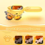 Magnifying Glass for Kids 100X Handheld Microscope with 2" LCD Scrren Kids Magnifer with 8 LEDs,Christmas Birthday Gifts for Kid 4