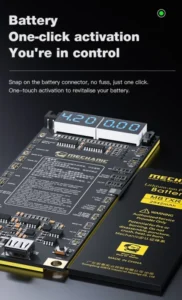 MECHANIC F918 Battery Activation Board For iPhone 5G-15 Pro Max HuaWei Android One-click Activation Battery Fast Charging Tester 5
