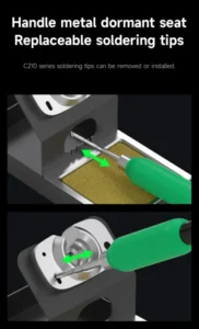 【MECHANIC】 T210 SE Soldering Station LED Digital Adjustment Auto Sleep Quick Heating  Micro Electronic Repair Welding Tools 6