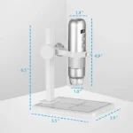 Wireless Handheld Digital Microscope 1000X Portable USB WiFi Microscopes MS4 Magnifier With 8 LED Bracket For Android IOS PC 6