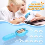 Kids Microscope with 2inch IPS Screen Portable Handheld Magnifying Digital Microscope for Children Educational Science Gifts 2