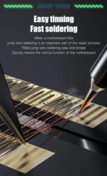 【MECHANIC】 FXS-9 FXS001 0.01/0.02mm Copper 99.6% Insulated Fly Line jump wire for Motherboard Fingerprint Sensor Chip Reparation 6