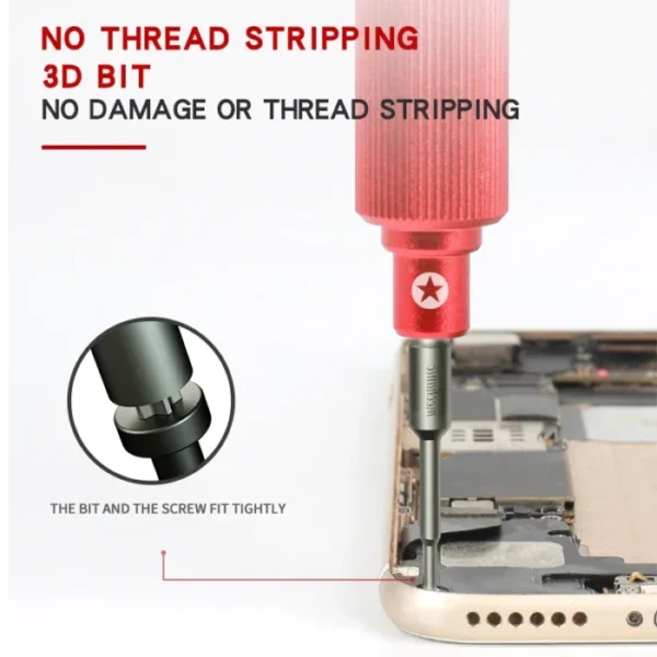 【MECHANIC】 iShell 3D Screwdriver Set Precision Magnetic Non-Slip Disassemble Toolkit Device for iPhone Samsung Phone Repair Tool 3