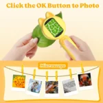 Magnifying Glass for Kids 100X Handheld Microscope with 2" LCD Scrren Kids Magnifer with 8 LEDs,Christmas Birthday Gifts for Kid 3