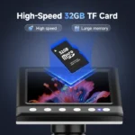 RIEVBCAU 4.3'' Digital Microscope 1080P HD Coin Microscope with 8 LEDs, 1000X Coin Magnifier Video Microscope,Windows Compatible 3