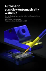 【MECHANIC】 T12 Pro intelligent Digital Display Electric Soldering Iron Adjustable Temp Anti-static Welding Tool fast heating 4