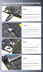 MECHANIC F918 Battery Activation Board For iPhone 5G-15 Pro Max HuaWei Android One-click Activation Battery Fast Charging Tester 6