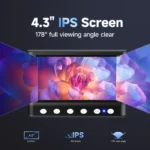 RIEVBCAU 4.3'' Digital Microscope 1080P HD Coin Microscope with 8 LEDs, 1000X Coin Magnifier Video Microscope,Windows Compatible 2