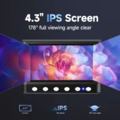 RIEVBCAU 4.3'' Digital Microscope 1080P HD Coin Microscope with 8 LEDs, 1000X Coin Magnifier Video Microscope,Windows Compatible 2