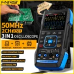 FNIRSI 2C23T 2C53T Upgrade 50MHz Handheld Digital Oscilloscope Multimeter Signal Generator  3 in 1 Dual Channel Automotive Tools 1