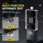 FNIRSI FNAC-28 2 IN 1 Type-C USB Tester 6.5A Digital Voltmeter Current Meter Ammeter Voltage Current Tester Cable Charger Test 2