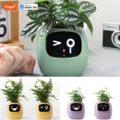 Tuya Ivy Smart Planter,Endless Fun Over 49 Rich Expressions,7 smart sensors,AI Chips Make Raising Plants Easy and Fun 1