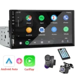 7“ Car Radio 1 Din Carplay Android Auto Multimedia Player HD Touch Screen FM AUX Input Bluetooth MirrorLink Universal Autoradio 1