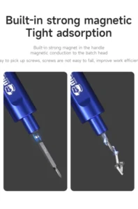 【MECHANIC】 48 in 1 ES480 Electric Multifunctional Precision Screwdriver Set For Mobile Phone Pc Camera Disassembly Repair tools 5