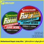 【MECHANIC】 FXS-9 FXS001 0.01/0.02mm Copper 99.6% Insulated Fly Line jump wire for Motherboard Fingerprint Sensor Chip Reparation 1